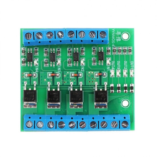 MOS FET F5305S 4 Channels Pulse Trigger Switch Control Module PWM Input Steady for Motor LED Diy Electronic Module