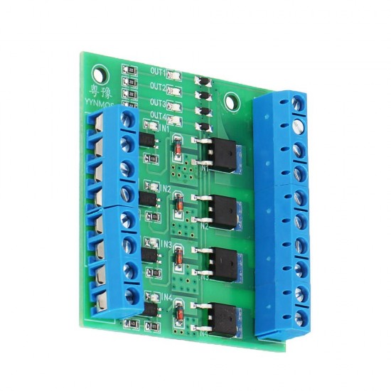 MOS FET F5305S 4 Channels Pulse Trigger Switch Control Module PWM Input Steady for Motor LED Diy Electronic Module MOS FET F5305S 4 Channels Pulse Trigger Switch Control Module PWM Input Steady for Motor LED Diy Electronic Module
