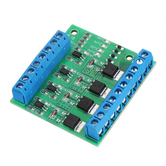 MOS FET F5305S 4 Channels Pulse Trigger Switch Control Module PWM Input Steady for Motor LED Diy Electronic Module MOS FET F5305S 4 Channels Pulse Trigger Switch Control Module PWM Input Steady for Motor LED Diy Electronic Module