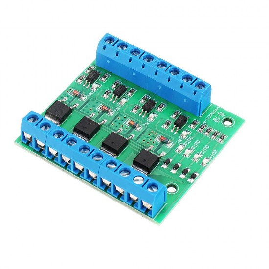 MOS FET F5305S 4 Channels Pulse Trigger Switch Control Module PWM Input Steady for Motor LED Diy Electronic Module MOS FET F5305S 4 Channels Pulse Trigger Switch Control Module PWM Input Steady for Motor LED Diy Electronic Module