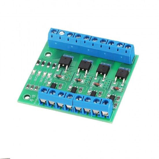 MOS FET F5305S 4 Channels Pulse Trigger Switch Control Module PWM Input Steady for Motor LED Diy Electronic Module