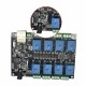 NC-1000 Ethernet RJ45 TCP/IP Remote Control Board with 8 Channels Relay Integrated AC250V 485 Networking Controller DC 7-24V NC-1000 Ethernet RJ45 TCP/IP Remote Control Board with 8 Channels Relay Integrated AC250V 485 Networking Controller DC 7-24V