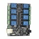 NC-1000 Ethernet RJ45 TCP/IP Remote Control Board with 8 Channels Relay Integrated AC250V 485 Networking Controller DC 7-24V NC-1000 Ethernet RJ45 TCP/IP Remote Control Board with 8 Channels Relay Integrated AC250V 485 Networking Controller DC 7-24V