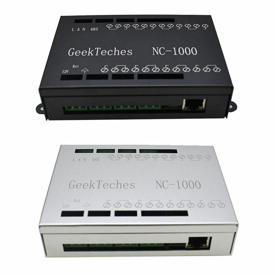 NC-1000 Ethernet RJ45 TCP/IP Remote Control Board with 8 Channels Relay Integrated AC250V 485 Networking Controller DC 7-24V NC-1000 Ethernet RJ45 TCP/IP Remote Control Board with 8 Channels Relay Integrated AC250V 485 Networking Controller DC 7-24V