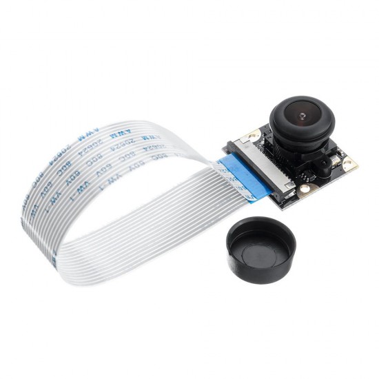 OV5647 Fisheye Wide-angle Night Vision Camera 500W Pixel 1080P Module Support For Raspberry PI 4B/3B+ OV5647 Fisheye Wide-angle Night Vision Camera 500W Pixel 1080P Module Support For Raspberry PI 4B/3B+