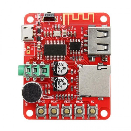 DC 5V bluetooth Speaker Receiver Board TF Card USB Decode Playback Board MP3 WMA WAV FLAC