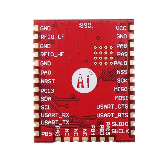 SX1276 Wireless Module RHF76-052 LoRaWAN Node Module Integrated STM32 Low Power 433/470/868/915MHz