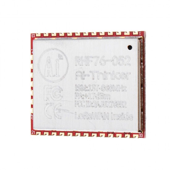 SX1276 Wireless Module RHF76-052 LoRaWAN Node Module Integrated STM32 Low Power 433/470/868/915MHz