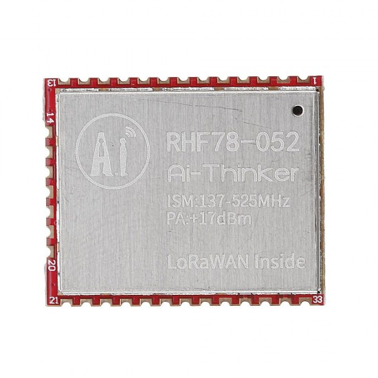 SX1278 Wireless Module RHF78-052 LoRaWAN Node Module Integrated STM32 Low Power Long Distance 433MHz 470 MHz SX1278 Wireless Module RHF78-052 LoRaWAN Node Module Integrated STM32 Low Power Long Distance 433MHz 470 MHz