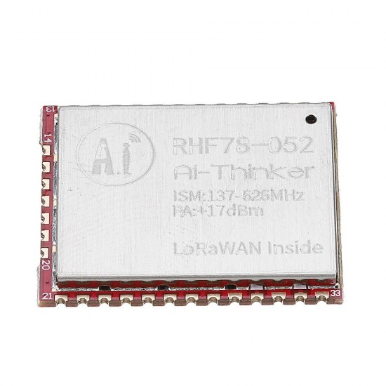 SX1278 Wireless Module RHF78-052 LoRaWAN Node Module Integrated STM32 Low Power Long Distance 433MHz 470 MHz
