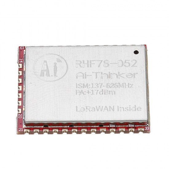 SX1278 Wireless Module RHF78-052 LoRaWAN Node Module Integrated STM32 Low Power Long Distance 433MHz 470 MHz SX1278 Wireless Module RHF78-052 LoRaWAN Node Module Integrated STM32 Low Power Long Distance 433MHz 470 MHz