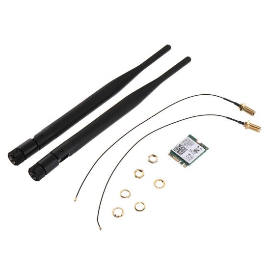 Wireless Network Card Intel 8265AC 8265NGW 2.4G/5G WIFI bluetooth 4.2 Module For Jetson Nano Wireless Network Card Intel 8265AC 8265NGW 2.4G/5G WIFI bluetooth 4.2 Module For Jetson Nano