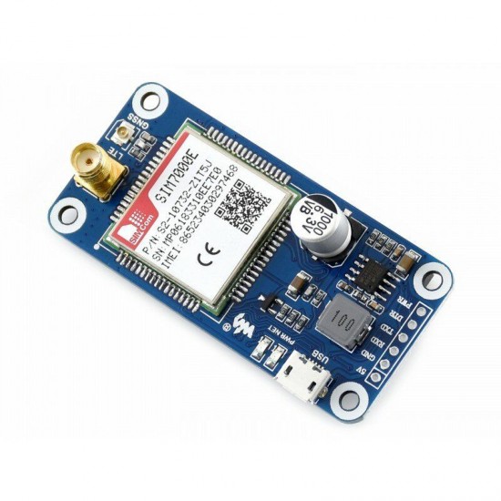 SIM7000E HAT NB-IoT/eMTC/EDGE/GPRS/GNSS HAT Development Board for Europe Africa Australia Southeast Asia For STM32