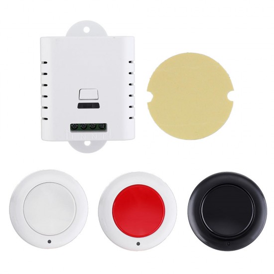 Wide Voltage AC85V-250V Wireless Remote Control Switch + Round Button Transmitter Wide Voltage AC85V-250V Wireless Remote Control Switch + Round Button Transmitter