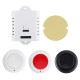 Wide Voltage AC85V-250V Wireless Remote Control Switch + Round Button Transmitter