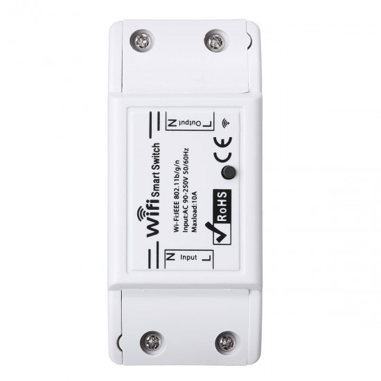 Wireless Remote Control Timer Voice WiFi Switch For IOS Android APP Smart Home Support With Alexa Google Home Wireless Remote Control Timer Voice WiFi Switch For IOS Android APP Smart Home Support With Alexa Google Home