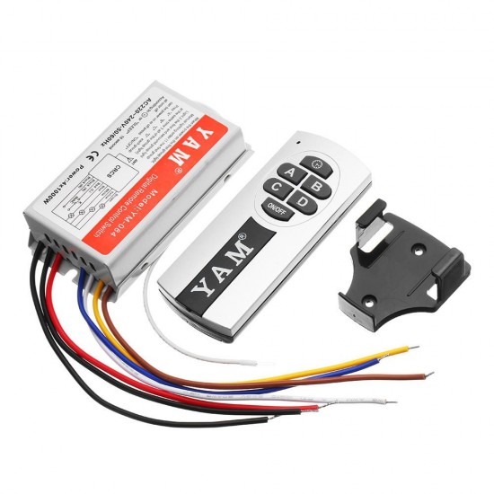 YM-084 4 Channel Digital Wireless Remote Control Switch For Smart Home LED Light Lamps YM-084 4 Channel Digital Wireless Remote Control Switch For Smart Home LED Light Lamps