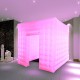 110V 8.2ft Two Door Multi-color LED Inflatable Photo Booth Enclosure Tent with Remote Control Air Tent Wedding Party Christmas Outdoor 110V 8.2ft Two Door Multi-color LED Inflatable Photo Booth Enclosure Tent with Remote Control Air Tent Wedding Party Christmas Outdoor