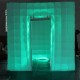 110V 8.2ft Two Door Multi-color LED Inflatable Photo Booth Enclosure Tent with Remote Control Air Tent Wedding Party Christmas Outdoor 110V 8.2ft Two Door Multi-color LED Inflatable Photo Booth Enclosure Tent with Remote Control Air Tent Wedding Party Christmas Outdoor