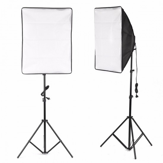 2x Studio Photography Video Softbox Light Stand Lighting Kit 50x70cm 2x Studio Photography Video Softbox Light Stand Lighting Kit 50x70cm