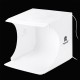 Double LED Strips Portable Photo Studio Photography Light Tent Backdrop Cube Box Folding Lightbox For Studio Take Pictures