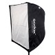 50 x 70cm Portable Reflector Umbrella Studio Softbox for Speedlight Flashlight