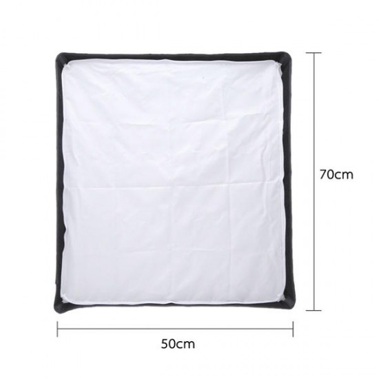 50 x 70cm Portable Reflector Umbrella Studio Softbox for Speedlight Flashlight