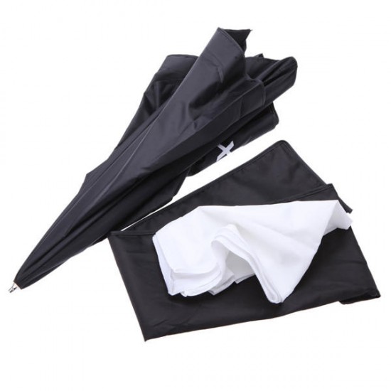 50 x 70cm Portable Reflector Umbrella Studio Softbox for Speedlight Flashlight 50 x 70cm Portable Reflector Umbrella Studio Softbox for Speedlight Flashlight