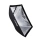 Portable 60 x 90cm Umbrella Photo Softbox Reflector for Flash Speedlight Portable 60 x 90cm Umbrella Photo Softbox Reflector for Flash Speedlight
