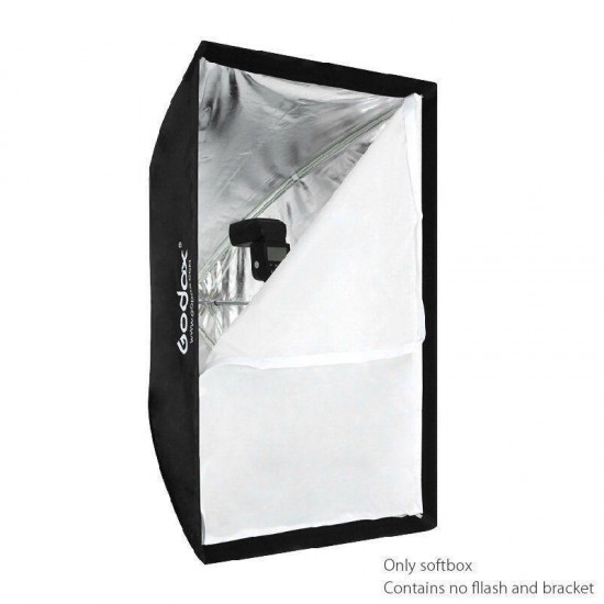 Portable 60 x 90cm Umbrella Photo Softbox Reflector for Flash Speedlight