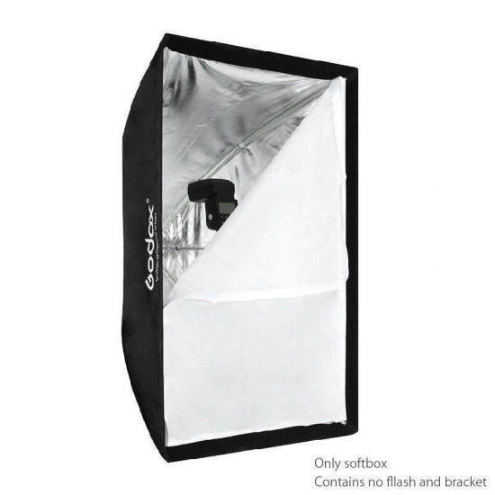 Portable 60 x 90cm Umbrella Photo Softbox Reflector for Flash Speedlight Portable 60 x 90cm Umbrella Photo Softbox Reflector for Flash Speedlight