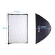Portable 60 x 90cm Umbrella Photo Softbox Reflector for Flash Speedlight Portable 60 x 90cm Umbrella Photo Softbox Reflector for Flash Speedlight
