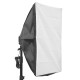 Photo Video Studio Lighting 50x70cm Softbox Light 4 Socket E27 Lamp Holder Kit