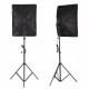 Photo Video Studio Lighting Kit 4-Socket E27 Lamp Holder Softbox Light Stands Photo Video Studio Lighting Kit 4-Socket E27 Lamp Holder Softbox Light Stands