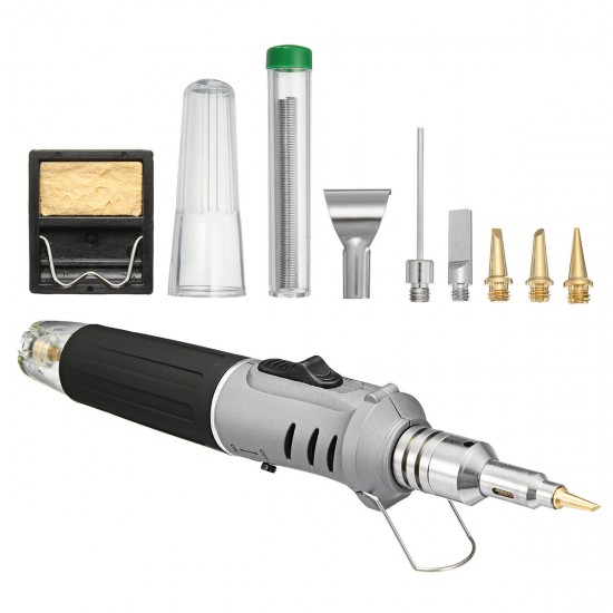 10 In1 Butane Soldering Iron Set Welding Kit Jewelry Component Welding 10 In1 Butane Soldering Iron Set Welding Kit Jewelry Component Welding