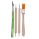 101PCS 60W Wood Burning Woodwork Pen Set Electric Solder Iron Burner Kit LCD 101PCS 60W Wood Burning Woodwork Pen Set Electric Solder Iron Burner Kit LCD