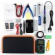 110V 60W 22Pcs Electric Adjustable Temperature Soldering Iron Kit Welding Tool With Multimeter