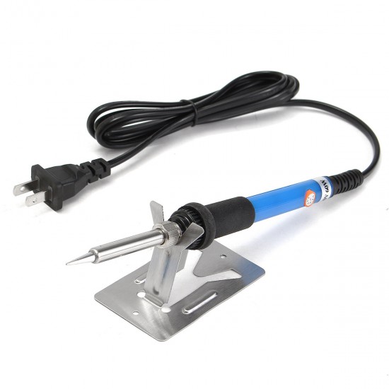 110V 60W Adjustable Electric Temperature Welding Soldering Iron Tool Kit Set