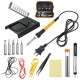110V 60W Adjustable Temperature Solder Iron Tools Kit Electronic Welding Iron Tool 110V 60W Adjustable Temperature Solder Iron Tools Kit Electronic Welding Iron Tool