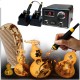 110V/220V Digital Multifunction Pyrography Machine Gourd Wood Craft +2Pen+23Tips