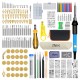200Pcs Wood Burning Pen Set Stencil Soldering Iron Tips Tools Pyrography Kit 200Pcs Wood Burning Pen Set Stencil Soldering Iron Tips Tools Pyrography Kit