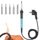 220V 60W Adjustable Temperature Soldering Iron Welding Tools Kit Screwdriver Glue Repair Cutter