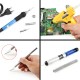 220V 60W Adjustable Temperature Soldering Iron Welding Tools Kit Screwdriver Glue Repair Cutter