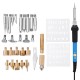 28Pcs 220V 60W Wood Burning Pen Soldering Tools Craft Set Pyrography Kit Tips 28Pcs 220V 60W Wood Burning Pen Soldering Tools Craft Set Pyrography Kit Tips