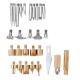 28Pcs 220V 60W Wood Burning Pen Soldering Tools Craft Set Pyrography Kit Tips 28Pcs 220V 60W Wood Burning Pen Soldering Tools Craft Set Pyrography Kit Tips
