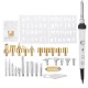 30Pcs 60W Wood Burning Pen Set Electric Soldering Iron Kit Iron Burner Craft Tool Soldering Tools Kit