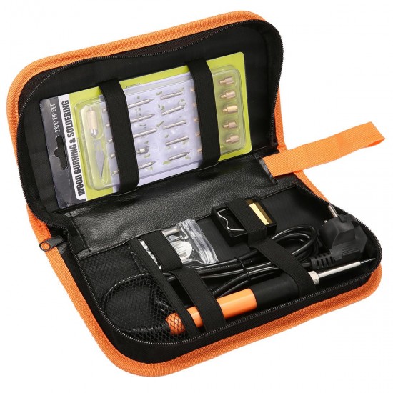 36Pcs Wood Burning & Soldering Iron Kit Magic Soldering Pyrography Tools Set 36Pcs Wood Burning & Soldering Iron Kit Magic Soldering Pyrography Tools Set