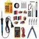 379Pcs/Set 60W Electric Soldering Tool Kit 110V Welding Desoldering Pump Set 379Pcs/Set 60W Electric Soldering Tool Kit 110V Welding Desoldering Pump Set