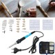 37Pcs Wood Burning And Soldering Iron Kit Magic Soldering Pyrography Tools Set 37Pcs Wood Burning And Soldering Iron Kit Magic Soldering Pyrography Tools Set