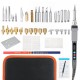 52Pcs Digital Engraving Soldering Iron Tools Set Constant Temperature Electric Soldering Iron set Soldering Stencil Iron Craft Pyrography Kit